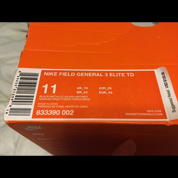 Nike Field General 3 Elite TD Football Cleats Camo - Picture 8 of 12